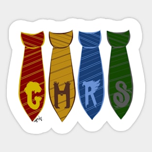 Houses, wizards Sticker